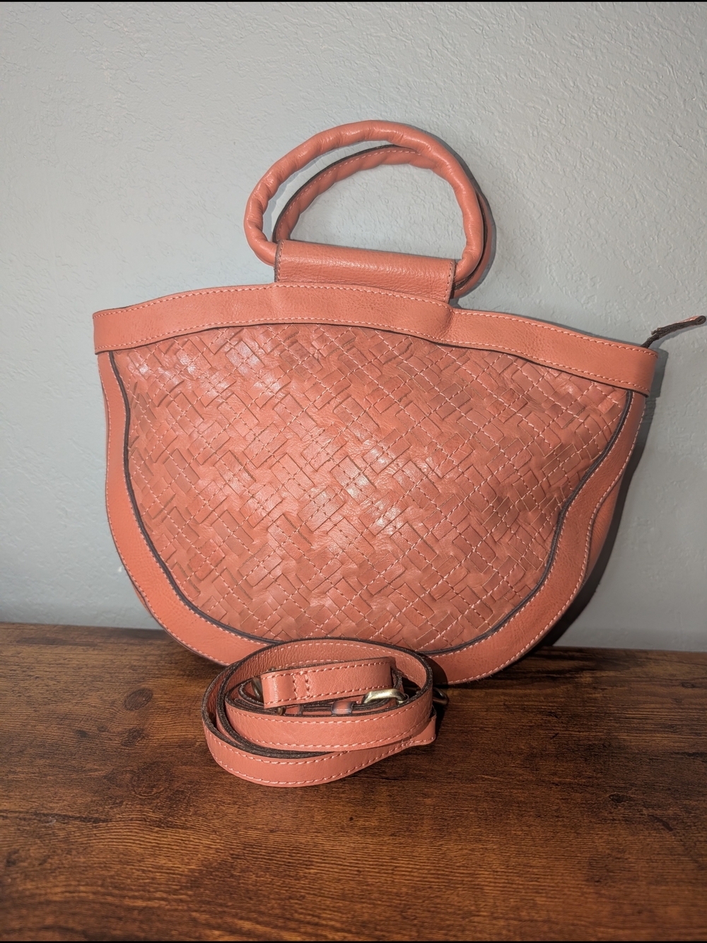 Patricia Nash Oliena Braided Stitch Satchel